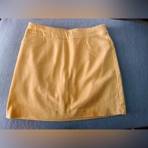 Croft & Barrow Yellow Skort